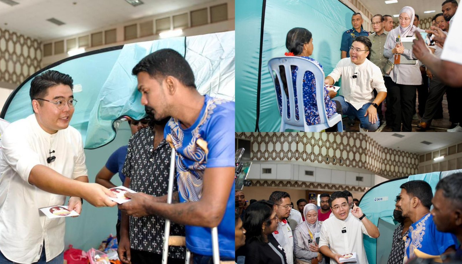 மடானி அரசு அனைவரையும் காக்கிறது, ஜாலான் மாக் இந்தான் தீ விபத்து பாதிக்கப்பட்டோருக்கு உடனடி நிதியுதவி