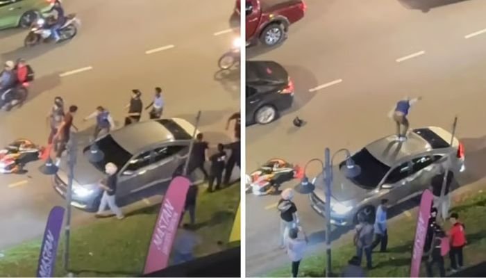 பினாங்கு உணவகத்தில் தகராறு; அறுவர் கைது