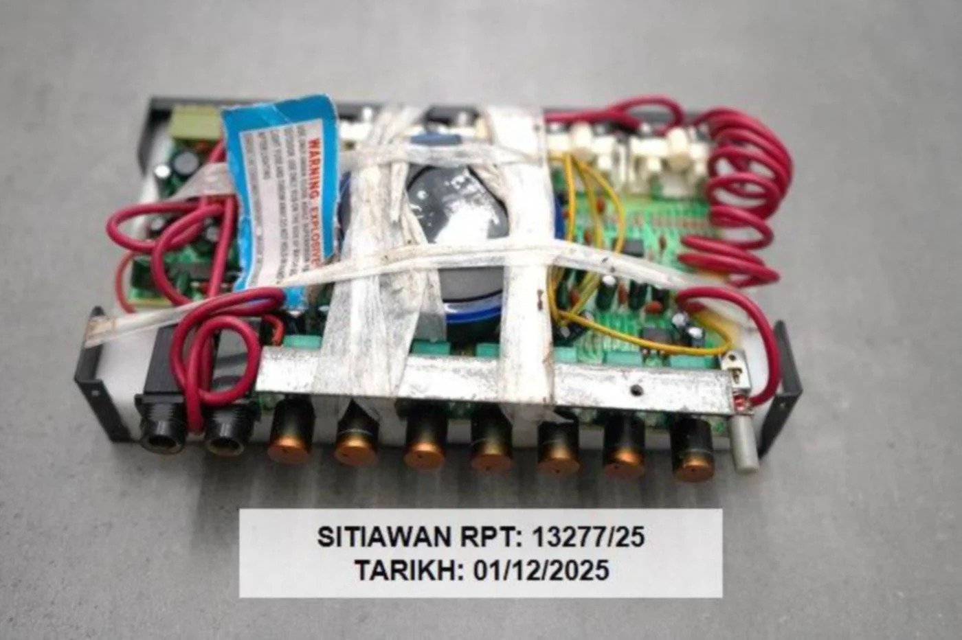 சித்தியவான் பலசரக்குக் கடையில் போலி வெடிகுண்டு; ஆடவர் கைது