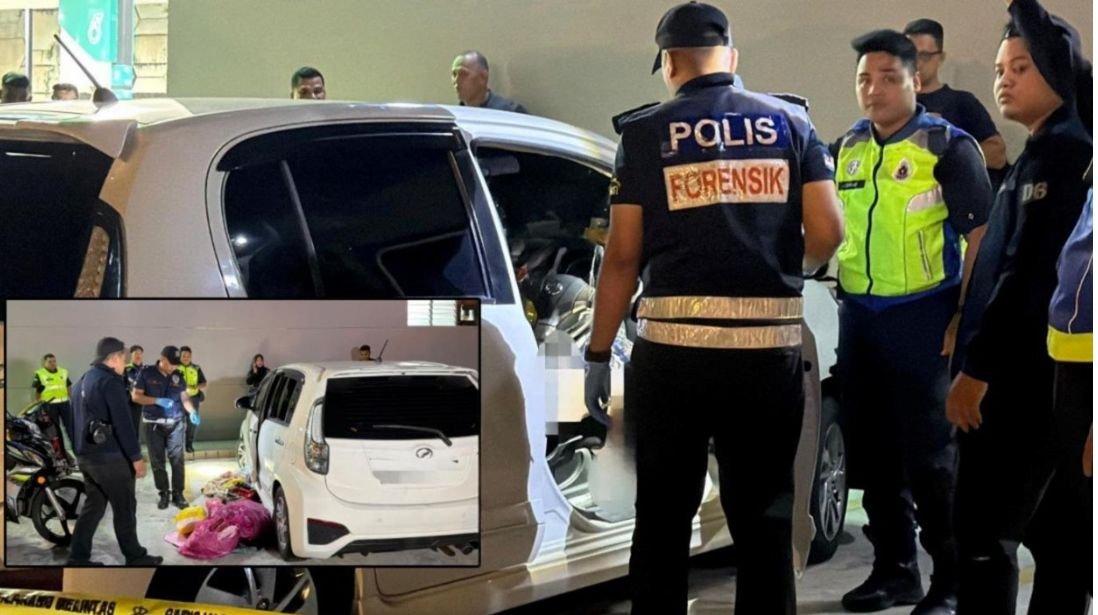 எண்ணெய் நிலையத்தில் பூட்டியக் காருக்குள் சடலமாகக் கிடந்த பெண்