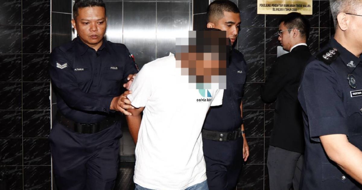 செபராங் பிறை உத்தாராவில் போலீஸ் & பொது நபரை தாக்கிய ஆடவன் மீது குற்றச்சாட்டு