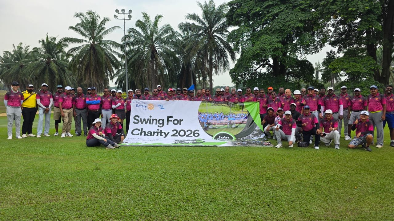 6வது ‘Swing For Charity’ நல்லெண்ண கோல்ஃப் போட்டி; கிள்ளான் சென்ட்ரல் ரோட்டரி கிளப் ஏற்பாடு