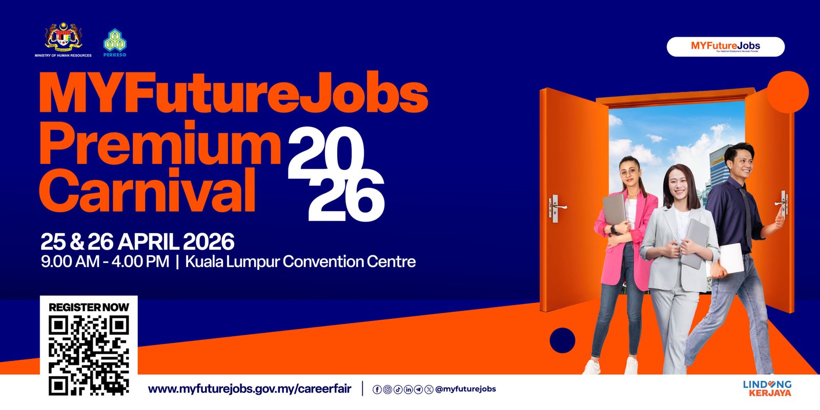 KLCC-யில்  MYFutureJobs  பிரீமியம்   கார்னிவல் 2026   அடுத்த  சனிக்கிழமை   தொடங்குகிறது