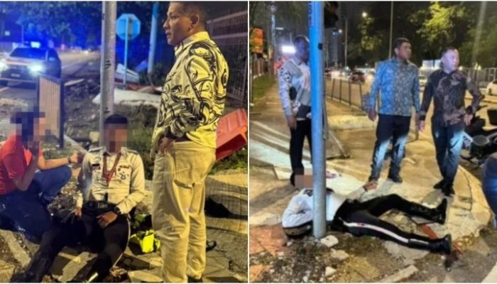 போக்குவரத்து போலீஸாரை மோதிய பேரோடுவா அக்சியா காரோட்டி கைது